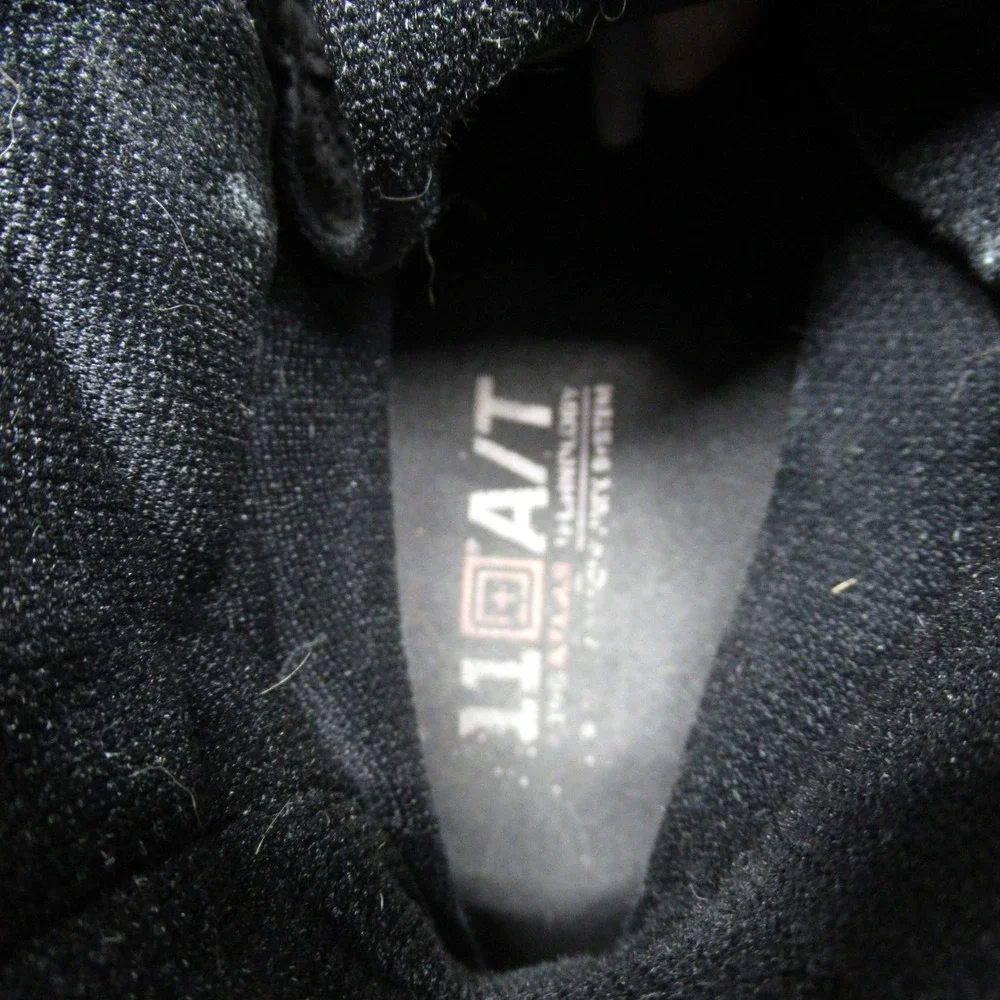 5.11 Tactical Work Boots Mens 12 Black Series‎ A/T 8 HD Leather Lace-Up Outdoor